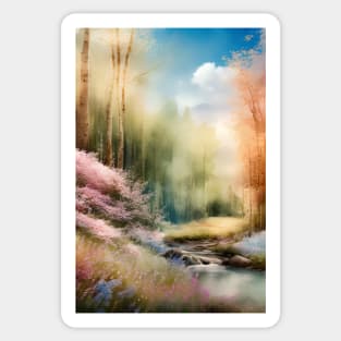 Pretty Forest Sticker